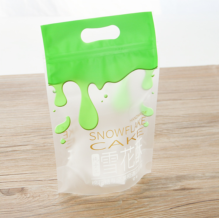 semitransparent Food grade ziplock stand bag 